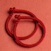 Lucky Handmade Red Rope Bracelet - Modakawa Modakawa