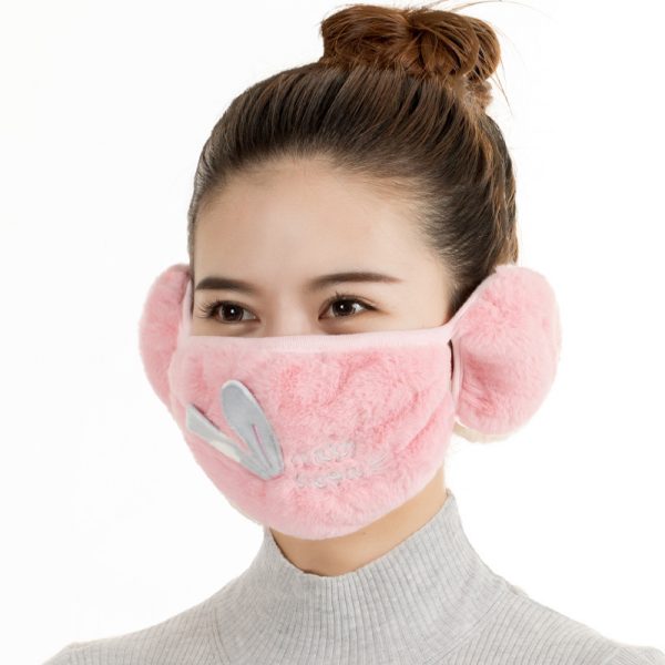 Rabbit Ears Decor Face Mask Ears Warmer - Modakawa modakawa
