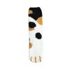 Cat Claw Stripe Plush Ankle Socks - Modakawa Modakawa