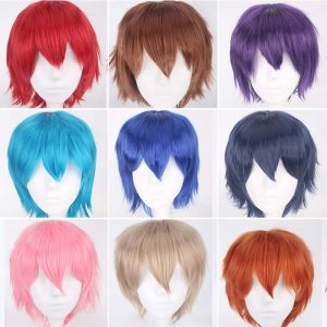 Cosplay Anime Color Short Wig - Modakawa Modakawa
