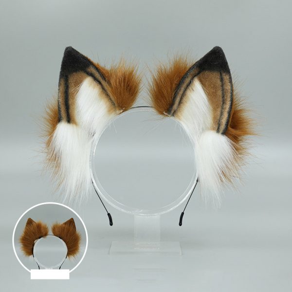 Two Pieces Fox Ears Tail Headband Cosplay Costume Accessory - Modakawa modakawa