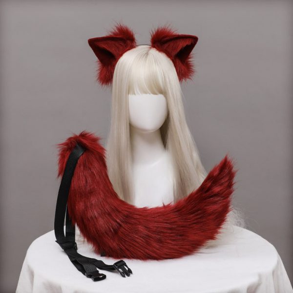 Fox Ears Tail Headband Cosplay Costume Accessory - Modakawa Modakawa