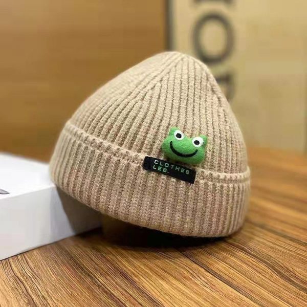 Cute Cartoon Frog Knit Hat - Modakawa Modakawa