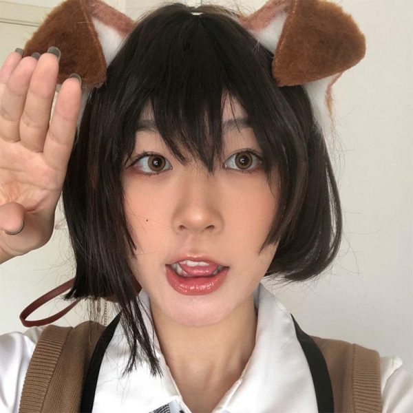 Sheepdog Ears Tail Headband Cosplay Costume Accessory - Modakawa Modakawa