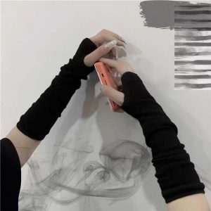 Gothic Pure Color Buckle Gloves - Modakawa Modakawa