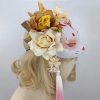 Fox Print 3D Flower Tassel Vintage Mask - Modakawa modakawa