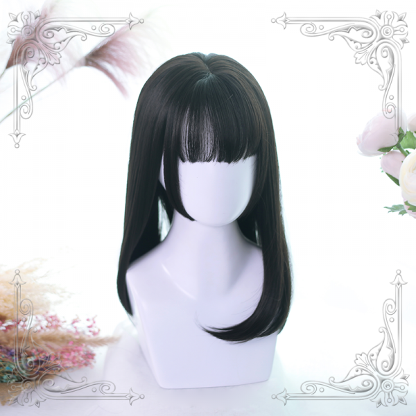 Sweet Long Hair Hime Cut Wig - Modakawa Modakawa