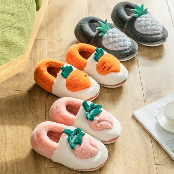 Lovely Fruits Plush Slippers - Modakawa Modakawa