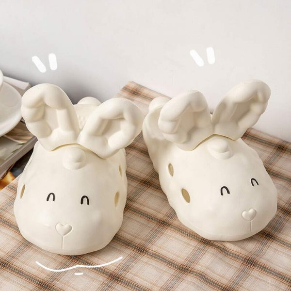 Cartoon Bunny Ears Casual Slippers - Modakawa Modakawa