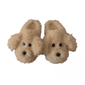 Cute Cartoon Puppy Long Ears Plush Slippers - Modakawa Modakawa