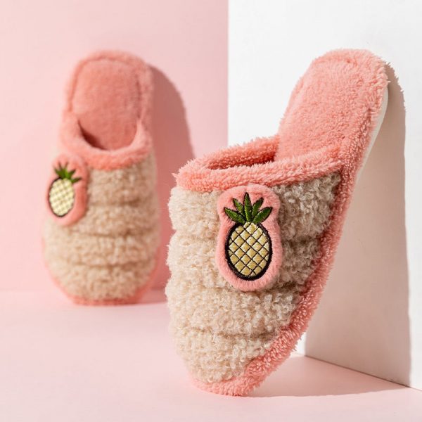 Pineapple Plush Slippers - Modakawa Modakawa